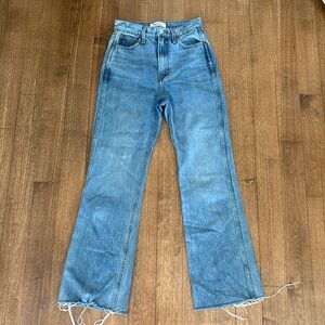 Reformation Georgia Retro High Rise Flare Jeans 25